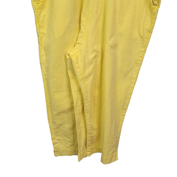 Sacred Threads Yellow Spring Time Boho Romper Overalls Women's M/L - Picture 2 of 15